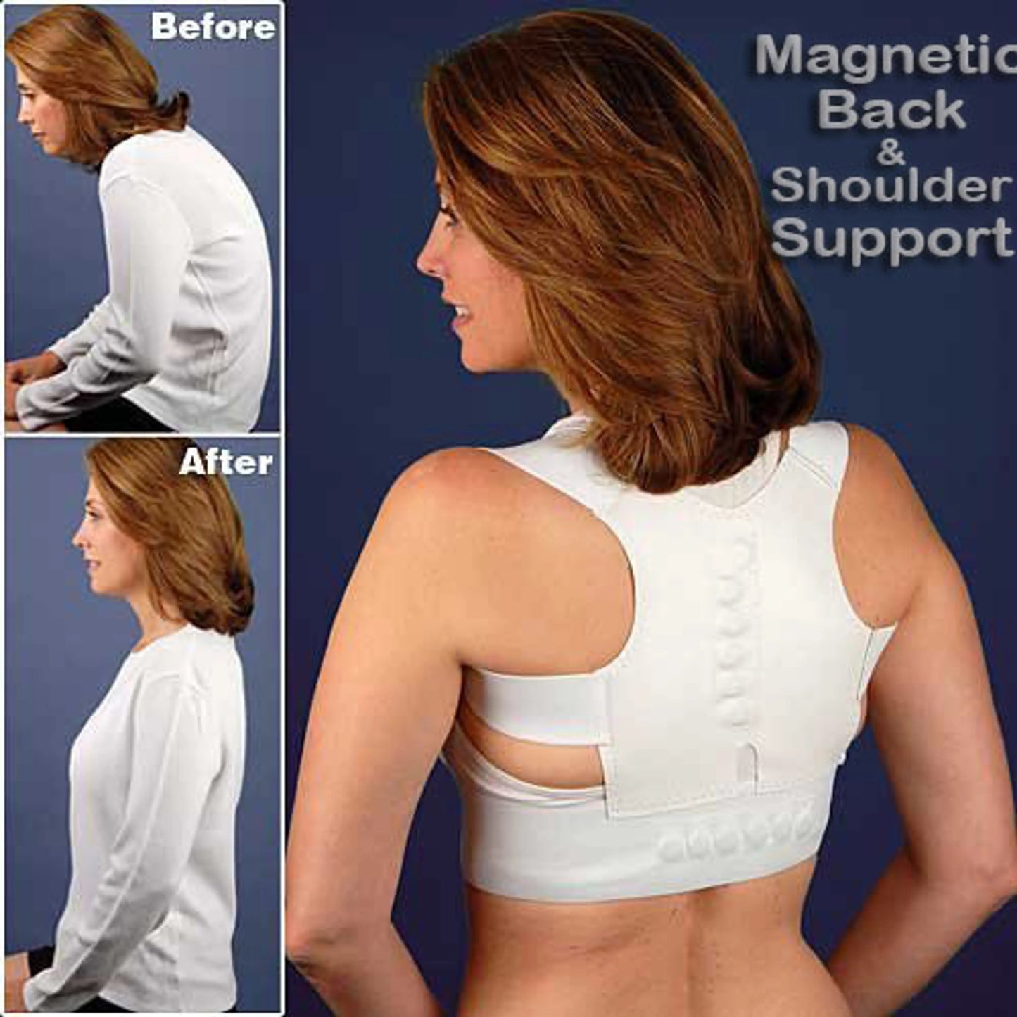 Premium Magnetic Posture Corrector Back Shoulder Support