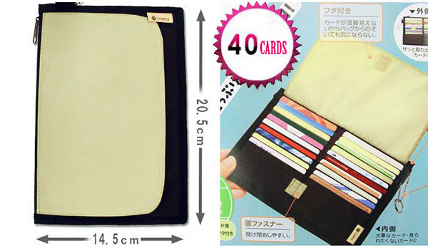 40 Cards Organiser Purse Wallet