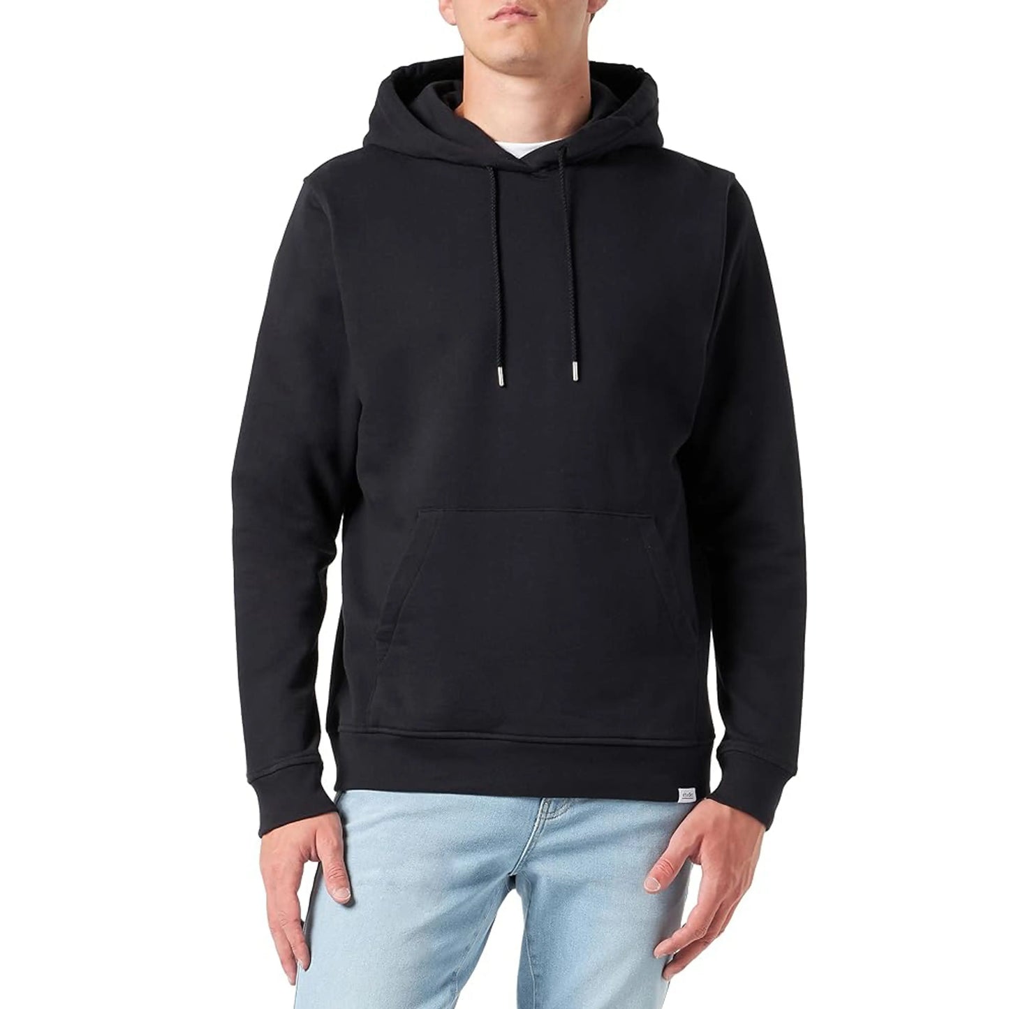 Hooded Pullover Jumper Sweater (Black)