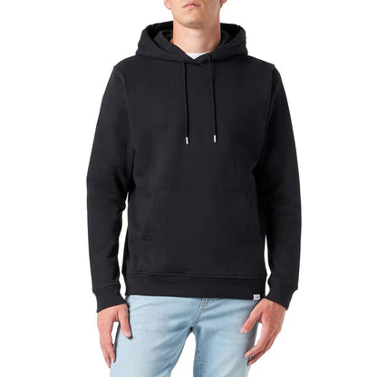 Hooded Pullover Jumper Sweater (Black)