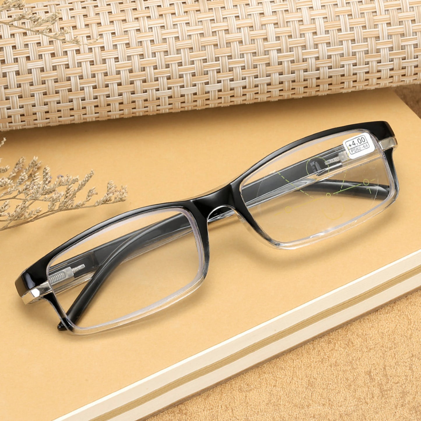 Classic Reader Clear Lens Magnification Reading Glasses