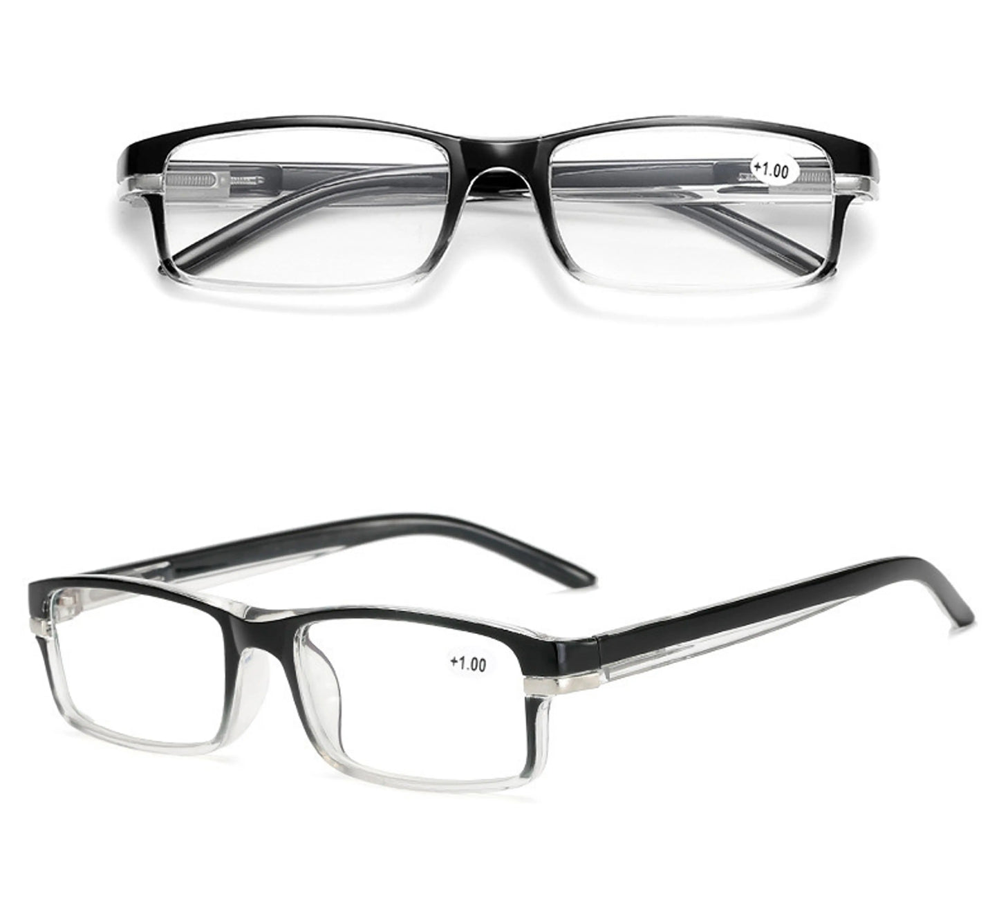 Classic Reader Clear Lens Magnification Reading Glasses