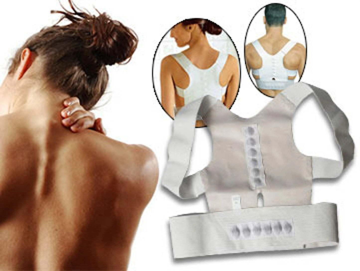 Premium Magnetic Posture Corrector Back Shoulder Support