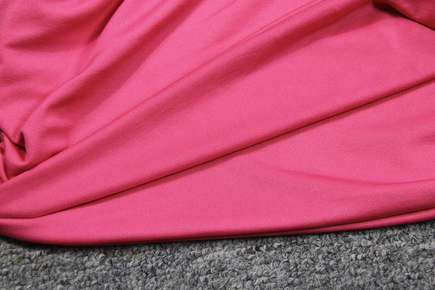 Stunning Ruched Mini Party Dress (Neon Pink)