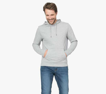 Hooded Pullover Jumper Sweater (Grey)