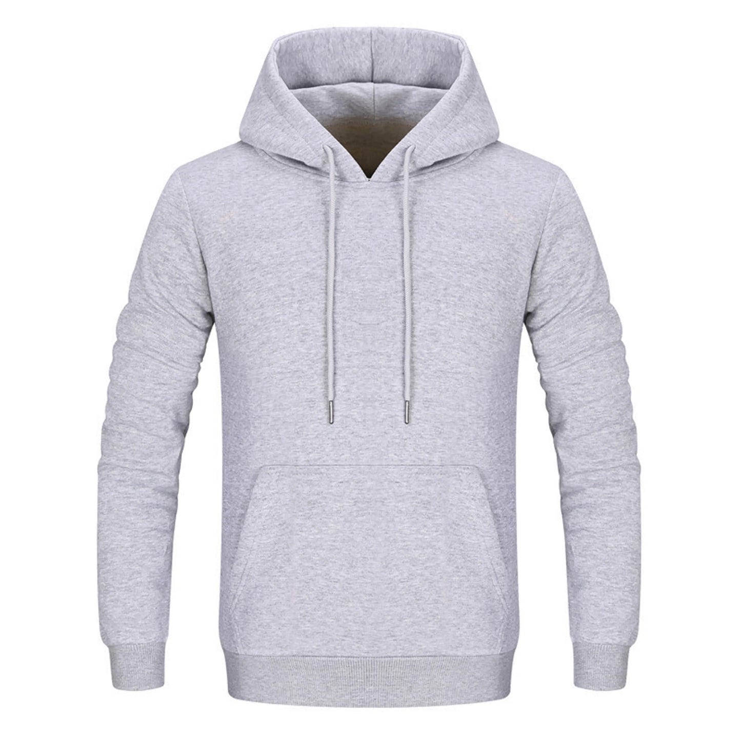 Hooded Pullover Jumper Sweater (Grey)