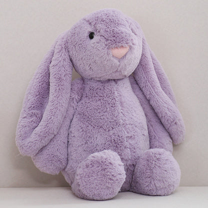 Soft Plush Bunny Toy Cute Cuddly Stuffed Animal Gift (Purple)