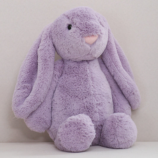 Soft Plush Bunny Toy Cute Cuddly Stuffed Animal Gift (Purple)