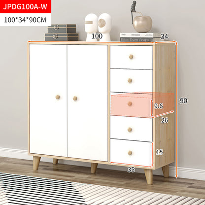 Deluxe Large Unity Chest of Drawers and Cabinet (White)