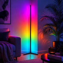 Smart Magic RGB LED Corner Floor Lamp Colour Changing Ambient Light