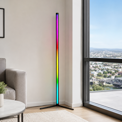 Smart Magic RGB LED Corner Floor Lamp Colour Changing Ambient Light