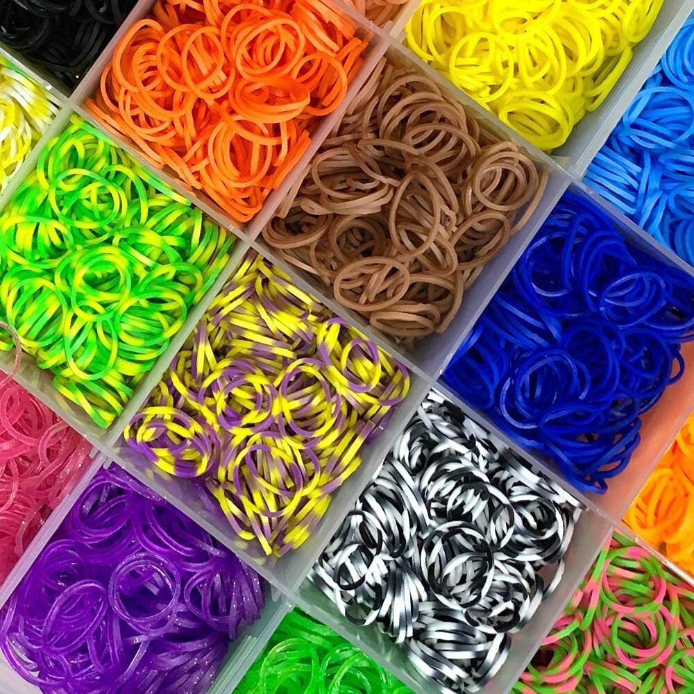 4400 PC Rainbow Loom Rubber Bands and Accessories Large Kit DIY Crafts