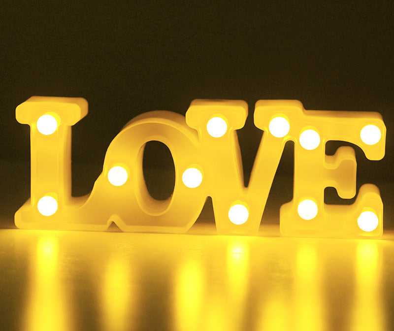 LOVE Night Light LED Lamp Home Decor Perfect Gift