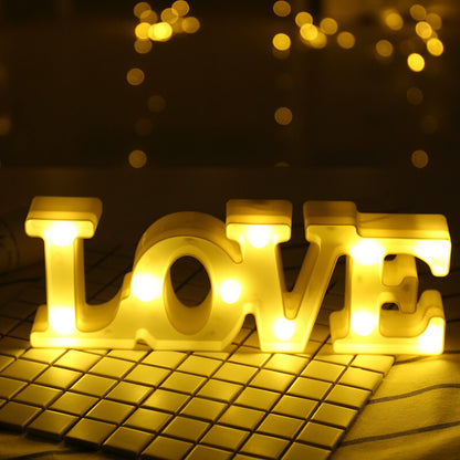 LOVE Night Light LED Lamp Home Decor Perfect Gift