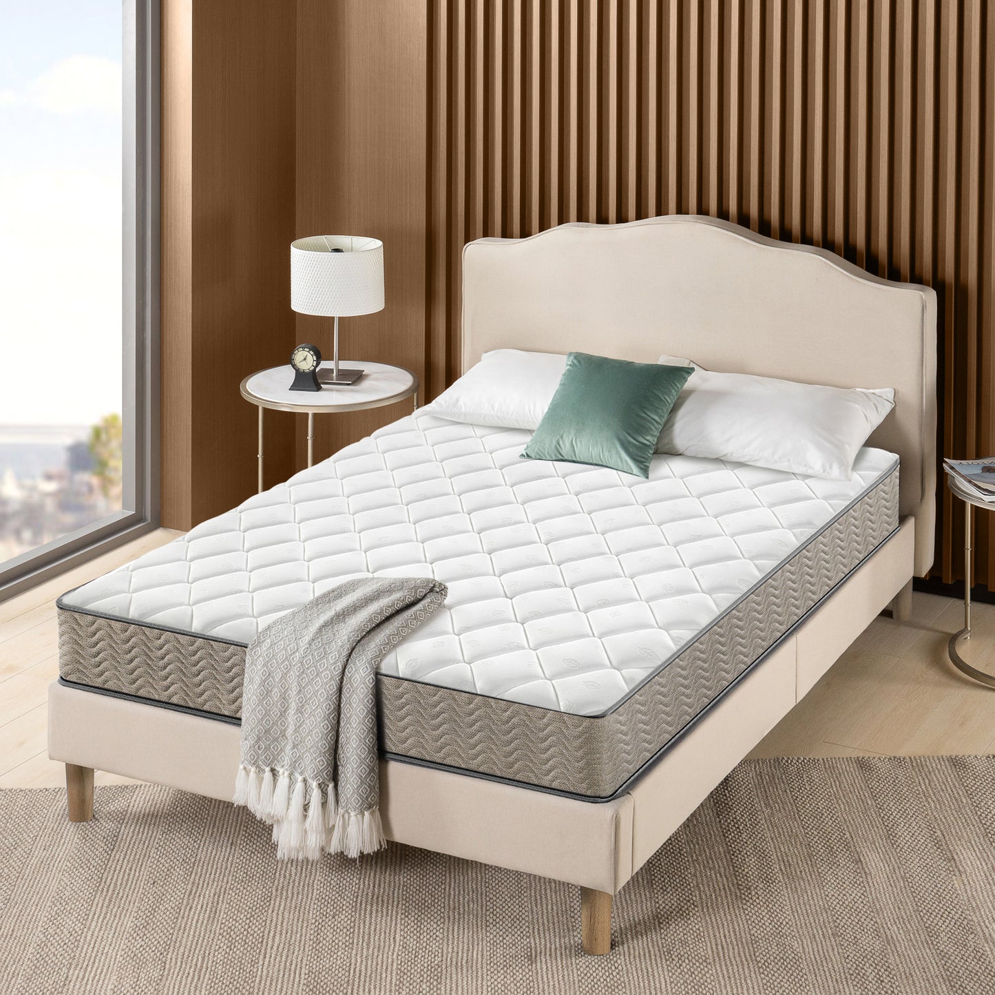 Ultimate Comfort Queen Size Innerspring Mattress Supportive Bed