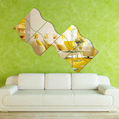 6PCS Mirror Surface Wall Stickers