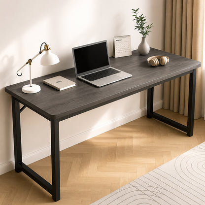 Profile Console Table Wood & Metal Narrow Desk (Driftwood)