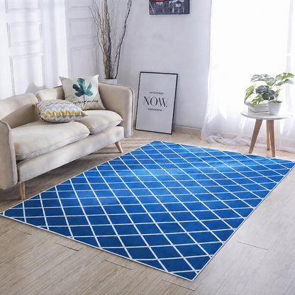 XL Extra Large Blue Diamond Rug Carpet Mat (300 x 200)