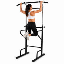 Adjustable Power Tower Dip Bar Pull Up Stand Fitness Station