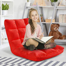 Varossa Versatile Adjustable Recliner Sofa Couch Yoga Chair (Large, Red)