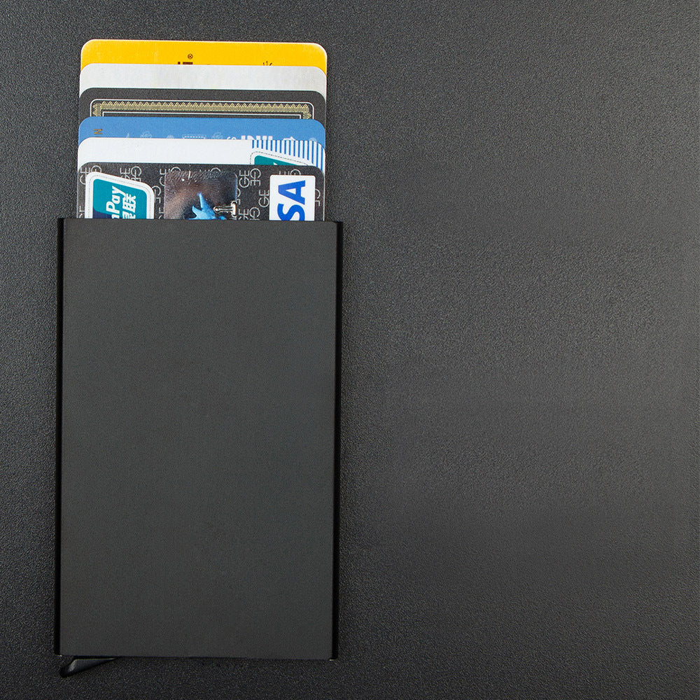 RFID Shield Wallet/Card Holder (Black)