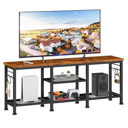 Vantage Rustic TV Stand Entertainment Unit Console Cabinet