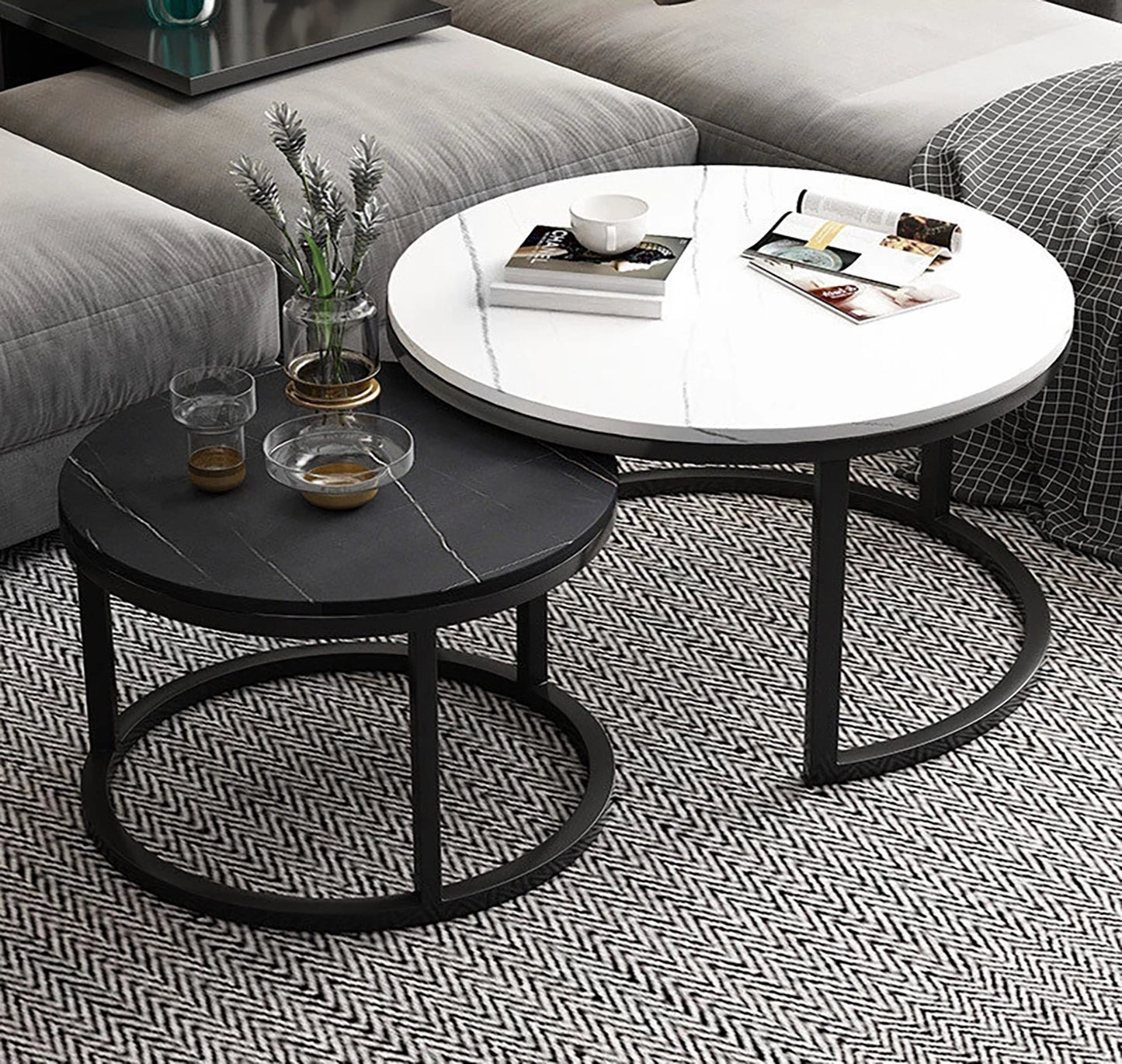 Synergy 2 In 1 Designer Nesting Coffee Tables