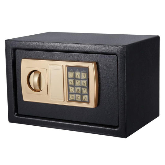 Digital Home Safe with Keypad and Key Lock Fireproof Anti-Theft