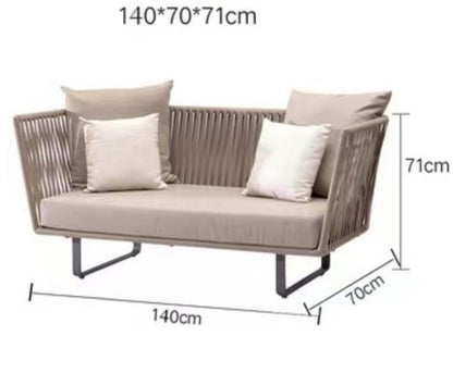 Oasis Outdoor Patio 2-Seater Sofa Lounge Daybed