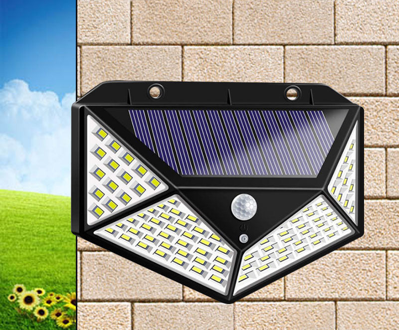 100 LED Motion Sensor Solar Outdoor Security Light