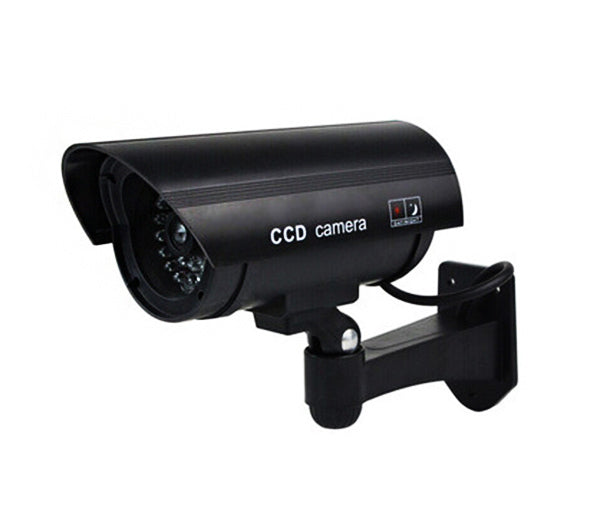 2 x Solar Powered IR Simulation Dummy Security Cameras