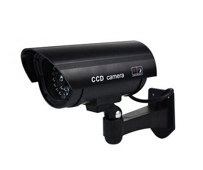 2 x Solar Powered IR Simulation Dummy Security Cameras