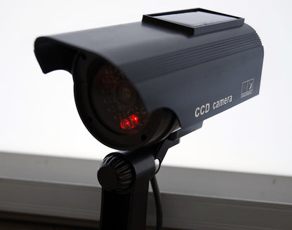 Solar Powered IR Simulation Dummy Security Camera