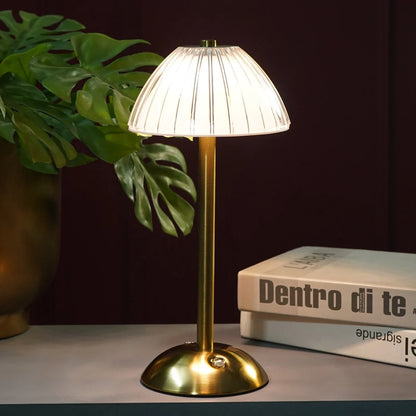 Luxe Crystal Touch Sensor Table Lamp Rechargeable LED Cordless Dimmable Light