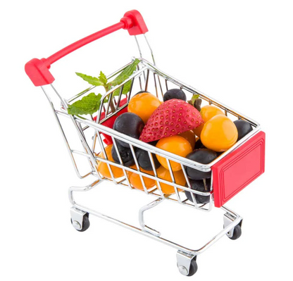 Mini Shopping Cart Supermarket Trolley Toy