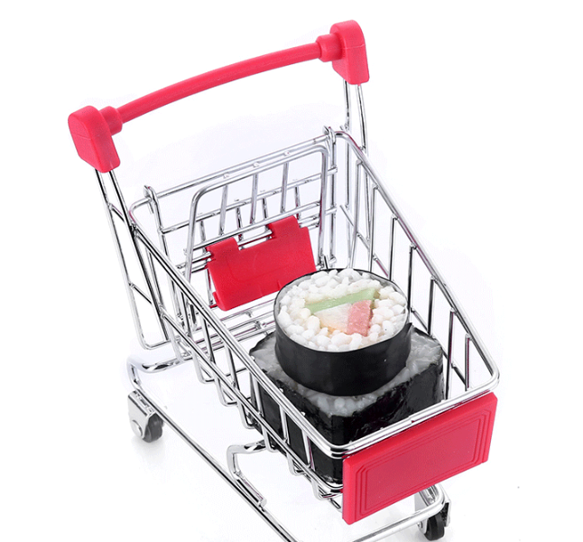 Mini Shopping Cart Supermarket Trolley Toy