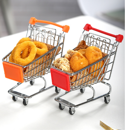 Mini Shopping Cart Supermarket Trolley Toy