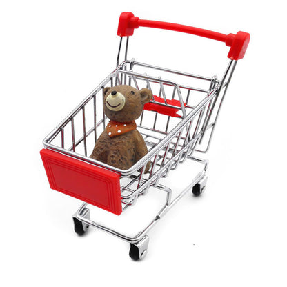 Mini Shopping Cart Supermarket Trolley Toy