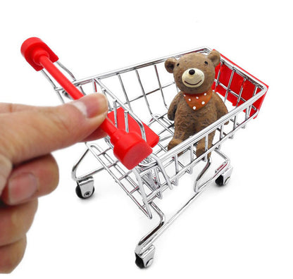 Mini Shopping Cart Supermarket Trolley Toy