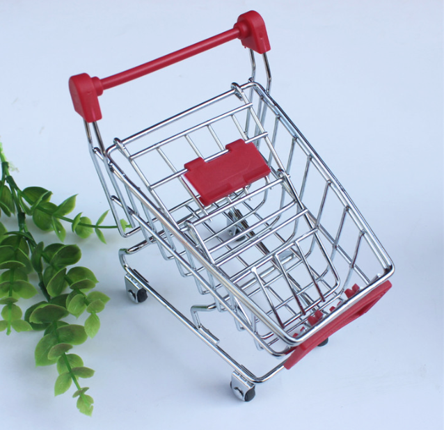 Mini Shopping Cart Supermarket Trolley Toy