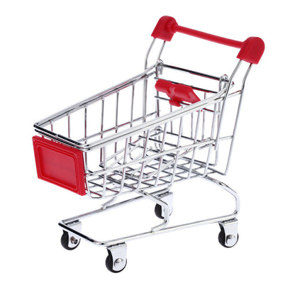 Mini Shopping Cart Supermarket Trolley Toy