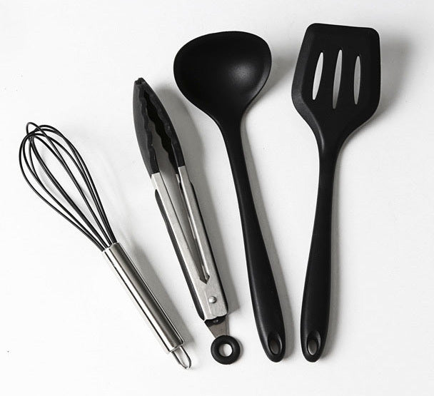 10PC Silicone Kitchen Cooking Baking Utensil Set