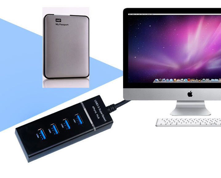 4 Port USB 3.0 Hub